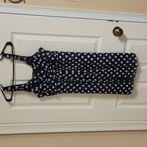 Navy Blue and White dress